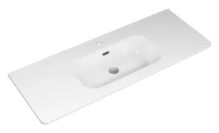 Раковина накладная Brevita Onda 120 B-OND120-01 белый